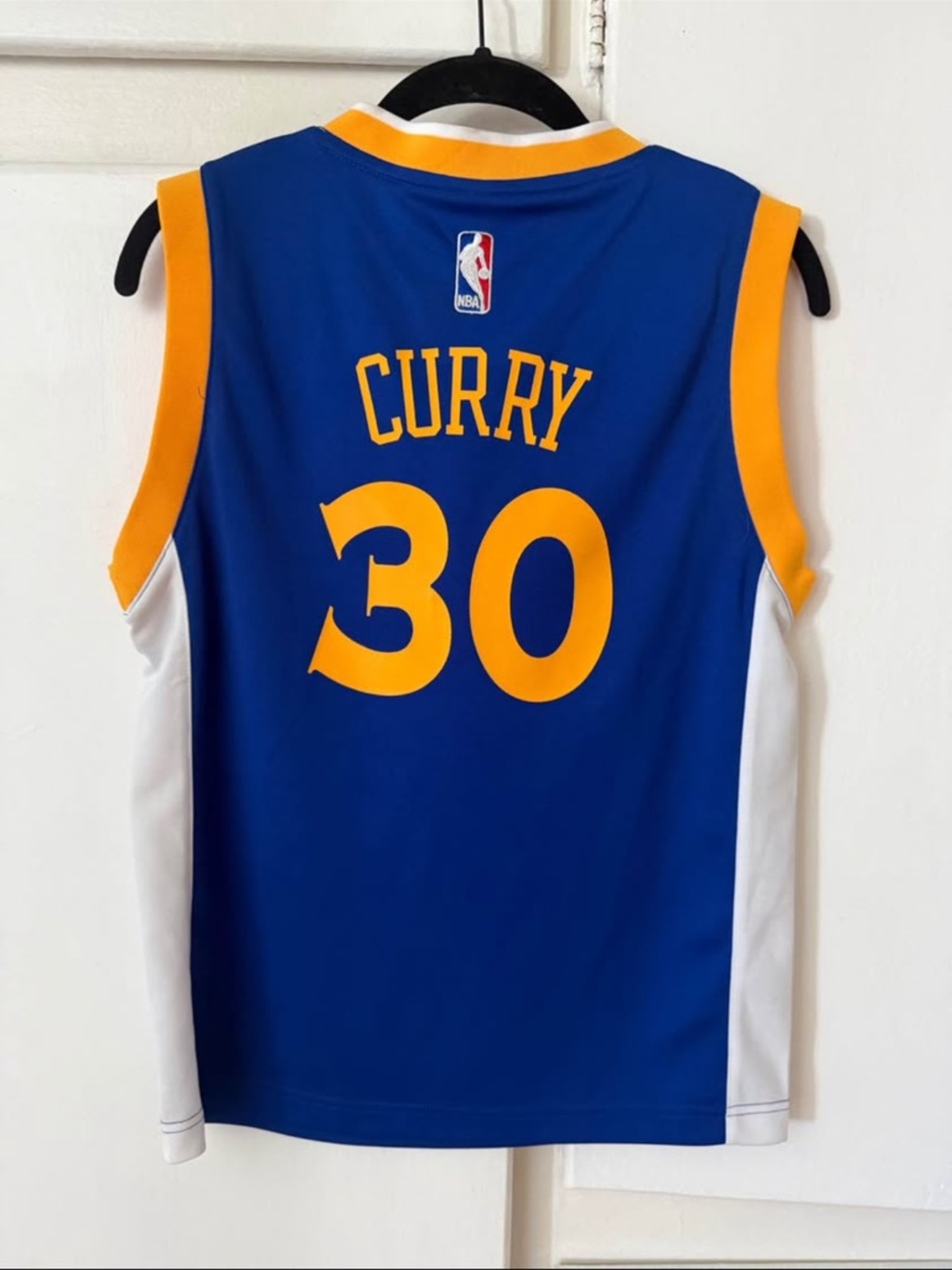 Golden State Warriors Stephen Curry #30 Blue & Yellow Jersey